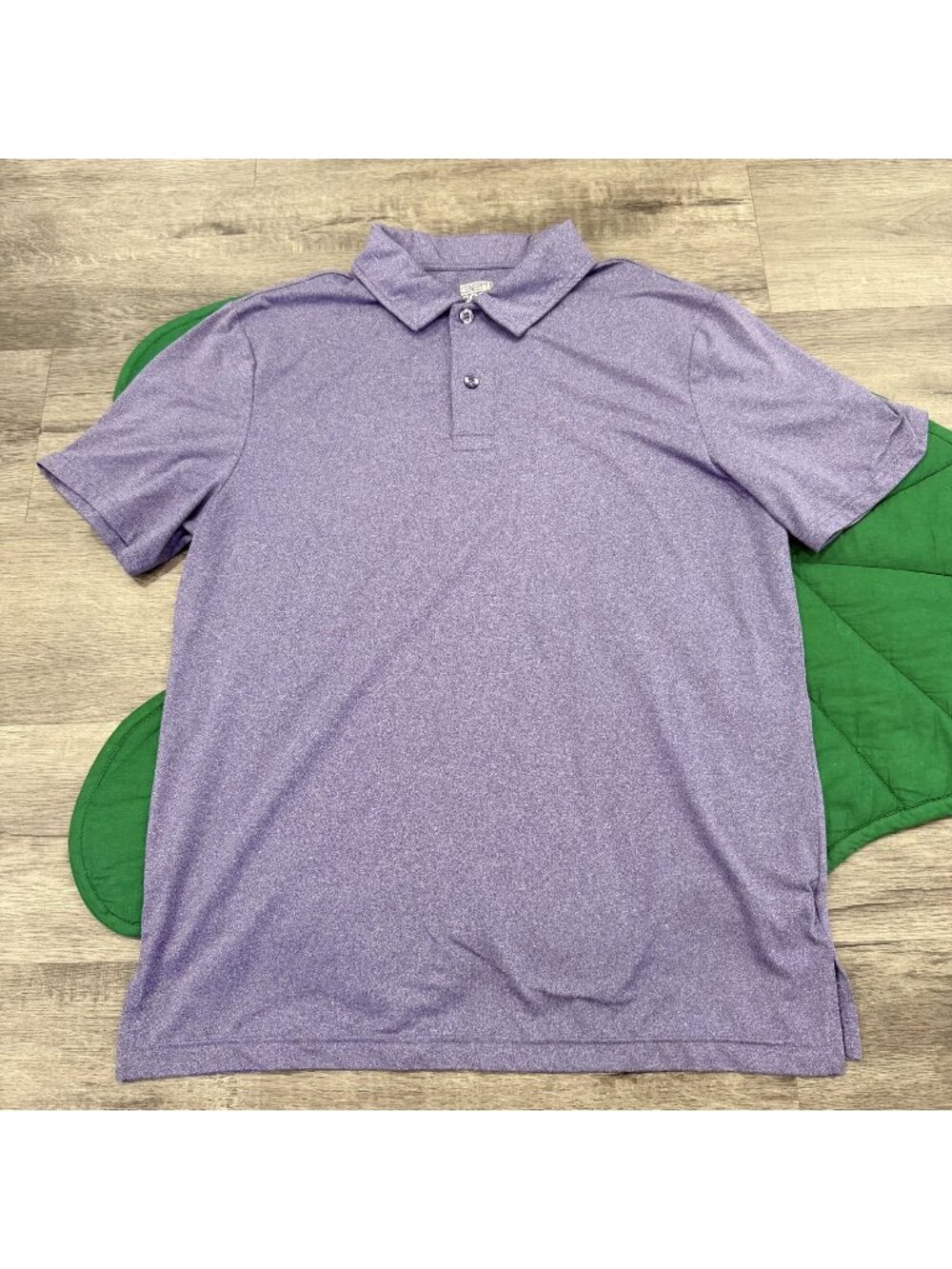 32 Degrees Cool Mens Medium Purple Short Sleeve Golf Polo Shirt Athletic